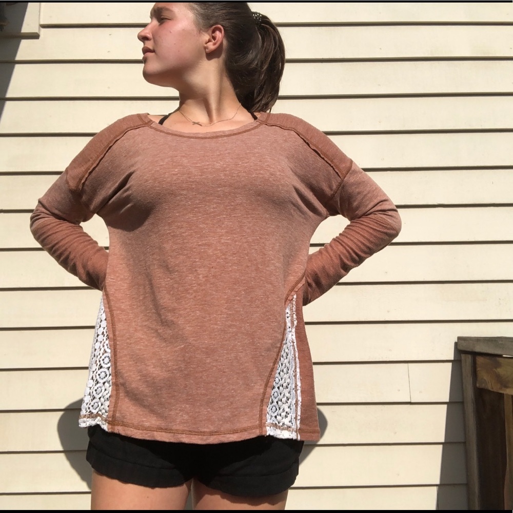 Women’s Rustic Burgundy Long Sleeve